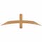 Ekena Millwork Bellingham Timber Gable Bracket, Western Red Cedar, 48"W x 14"H x 1 1/2"D x 3 1/2"F, 7/12 Pitch GBW048X14X0204BEL00SWR - alternate 1
